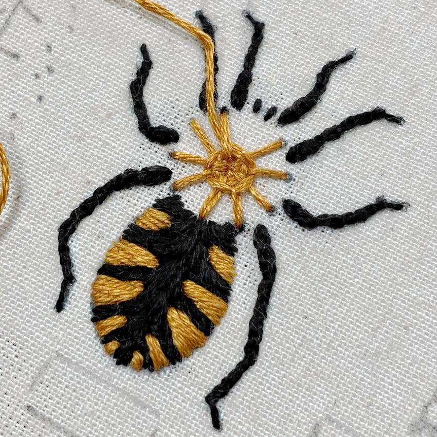 woven wheel stitch spider woven wheel stitch spider