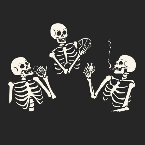 Skeleton Party | Stitch Gothica